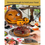 Party Supplies, Serves 50, White And Gold Dots Party Plates And Napkins With Plastic Forks, 7 White Paper Plates, Disposable Tableware For Wedding, Birthday, Graduation, Festivals