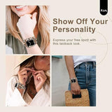 Boho Beaded Watch Band Women Compatible With Apple Watch Band 38Mm 40Mm 41Mm 42Mm(S10) Brown Stone Bracelet Adjustable Handmade Braided Rope Watch Strap For Iwatch Series 10/9/8/7/6/5/4/3/2/1/Se