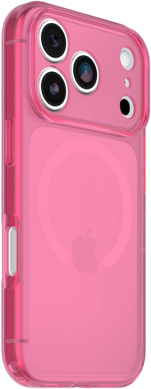 Opaque Pink Lumen Series Protective Phone Case Compatible With iPhone 18 Pro And iPhone 17 Pro