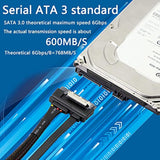 22Pin Sata Power Extension Cable,22 Pin(7+15) Sata Male To Female Data And Pow