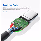 High-Speed 10Gbps Usb-C To Usb-A Data Transfer Charge Cable For Samsung T7 T9, Sandisk, Crucial X9 X6, Western Digital, Ssd Drives, Pc, Laptop, Iphone 15 16, Lg, Samsung, Pixel, Motorola, Gopro