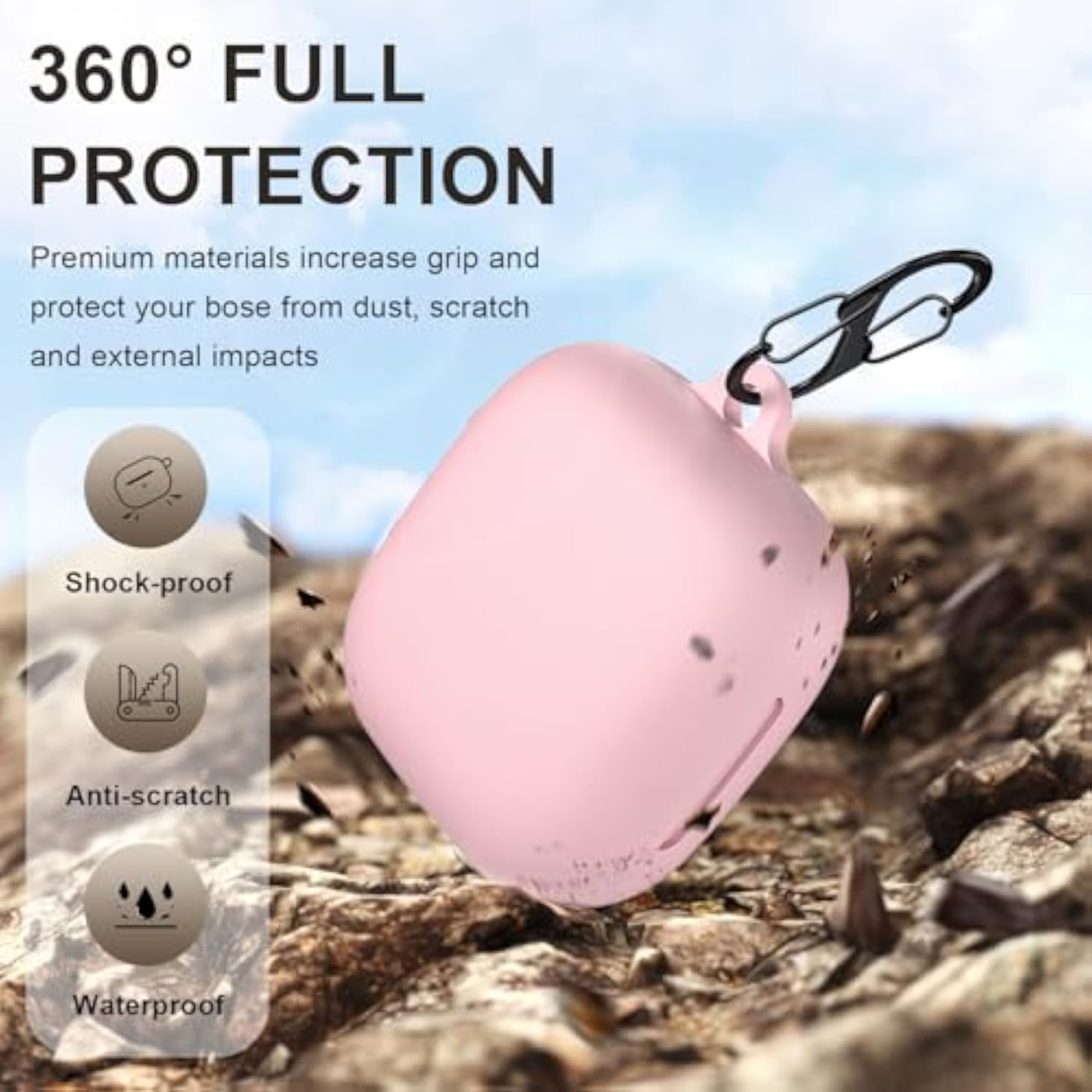 Shokz OpenFit Air T511 Shockproof Silicone Skin Case Cover