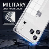 Case Compatible with iPhone 17 Pro Max Clear Case,Camera Protection,Reinforced Corners TPU Slim Shockproof Case Cover for Women Girls 6.9 inch-Clear