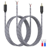 Rca To Speaker Wire Adapter, 2 Pack 6.6 Ft, Speaker Wire Rca Male Plug Jack Co