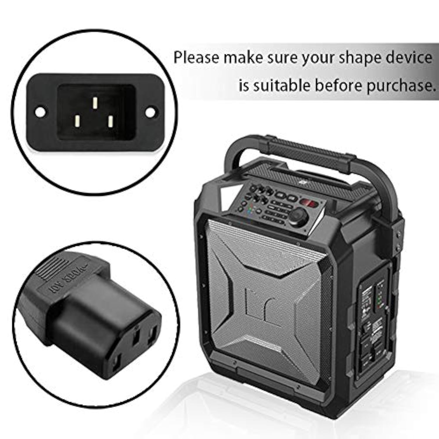 Power Cord Cable For Monster Rockin Roller 2 3 Rr2 Rr3 Bluetooth Speaker