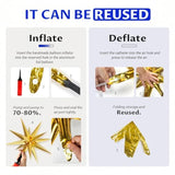 121pcs Royal Blue & Gold Birthday Decorations with Banner, Foil Balloons for Men’s Milestones