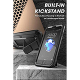 SUPCASE for iPhone SE 3rd Generation / iPhone SE 2nd Generation / iPhone 7/ iPhone 8 Case (Unicorn Beetle Pro), with Screen Protector & Stand & Holster Rugged Phone Case for Apple iPhone SE, Black