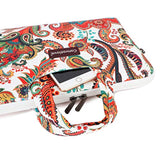 Paisley Pattern Lightweight Waterproof Laptop Shoulder Bag Sleeve Case For Macbook Pro 16 Inch And 15 Inch-15.6 Inch Laptop