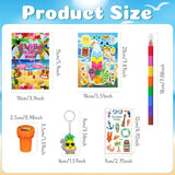 72 Pcs Hawaiian Luau Party Favors, Tropical Moana Flamingo Coloring Books Bulk, Aloha Tiki Summer Birthday Goodie Bag Fillers, Tattoos Stickers Stampers Prizes For Beach Pool Party