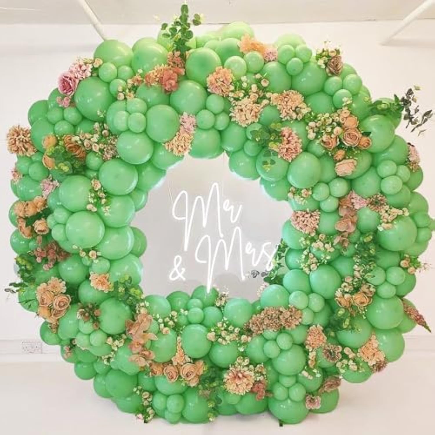Green Balloons Different Sizes 18 12 10 5 Inches, Spring Green Balloons, Greens Balloon Garland Arch For Spring Party Birthday Baby Shower Bridal Shower Wedding Decorations(Springgreen)