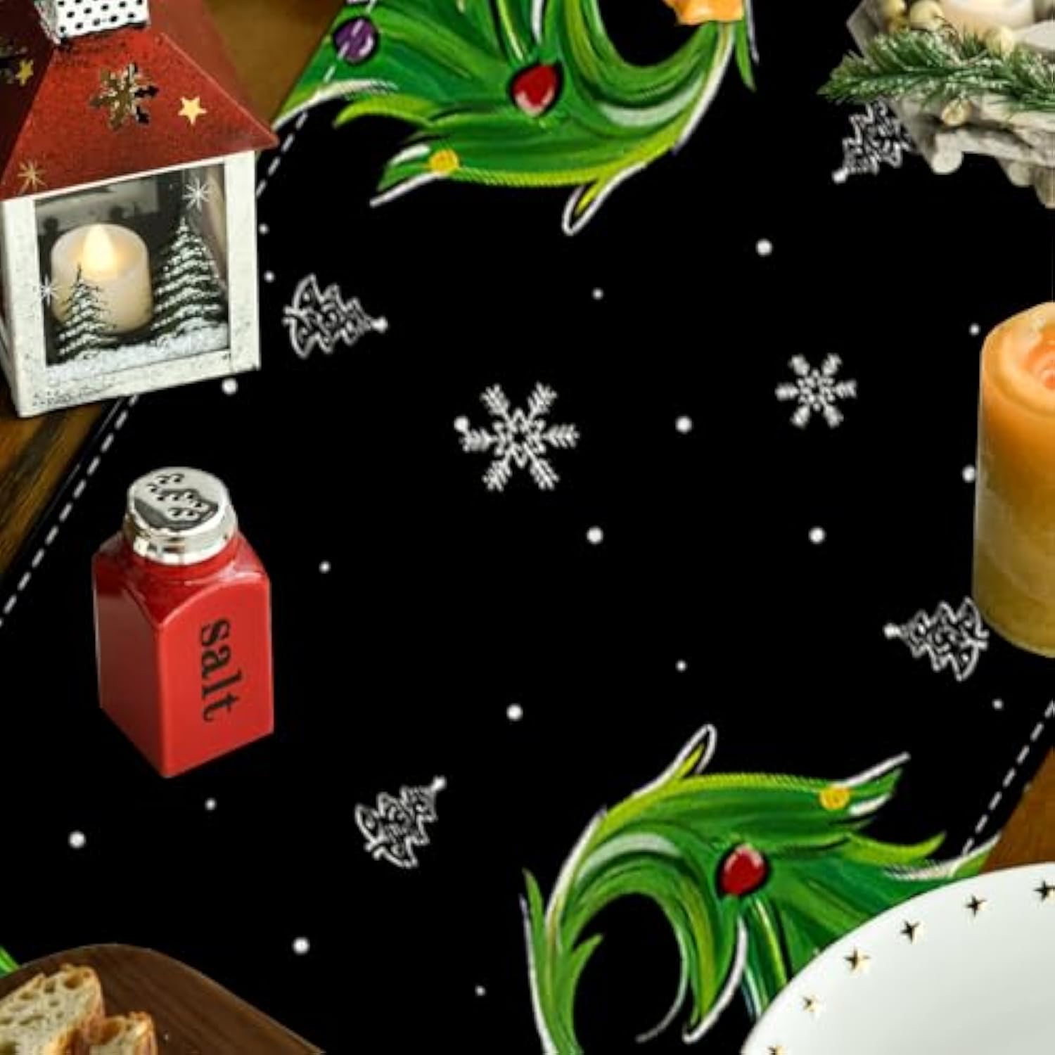Christmas Table Runner Halloween Table Cover Decor And Christmas Decorations For Home Party
