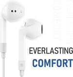 Wired In-Ear Headphones w/ Mic, Noise Isolation, 3.5mm Jack