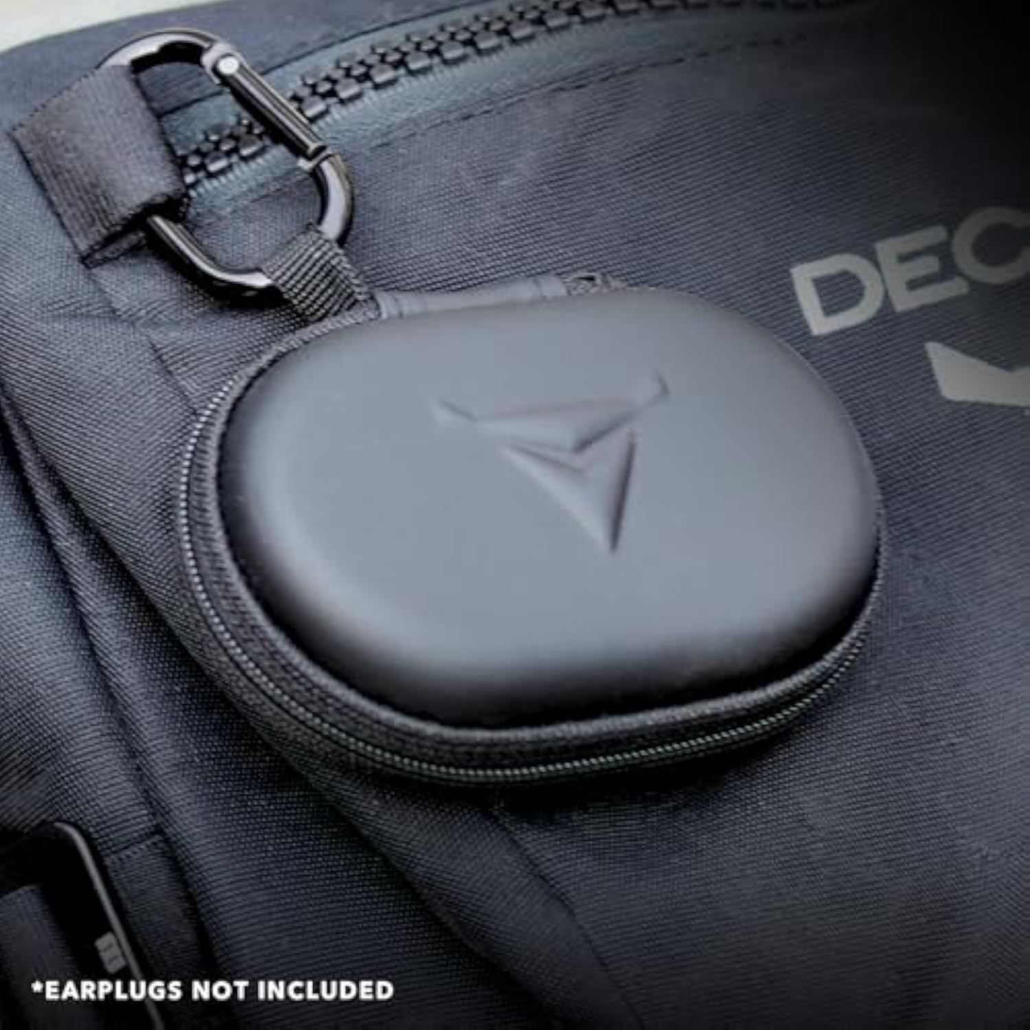 Decibullz - Zipper Headphones Carrying Case, Perfect for Earphones and Earplugs (Black)