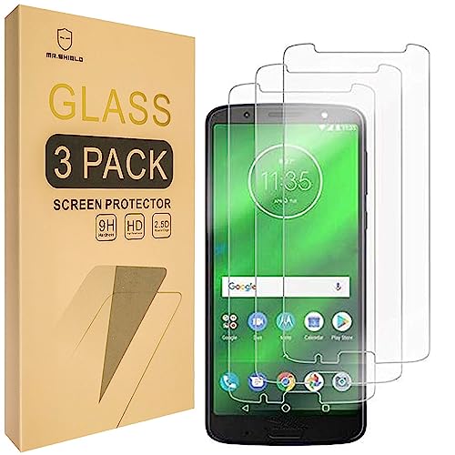 [3-PACK] Designed For Moto G6 [Tempered Glass] Screen Protector [Japan Glass With 9H Hardness] with Lifetime Replacement
