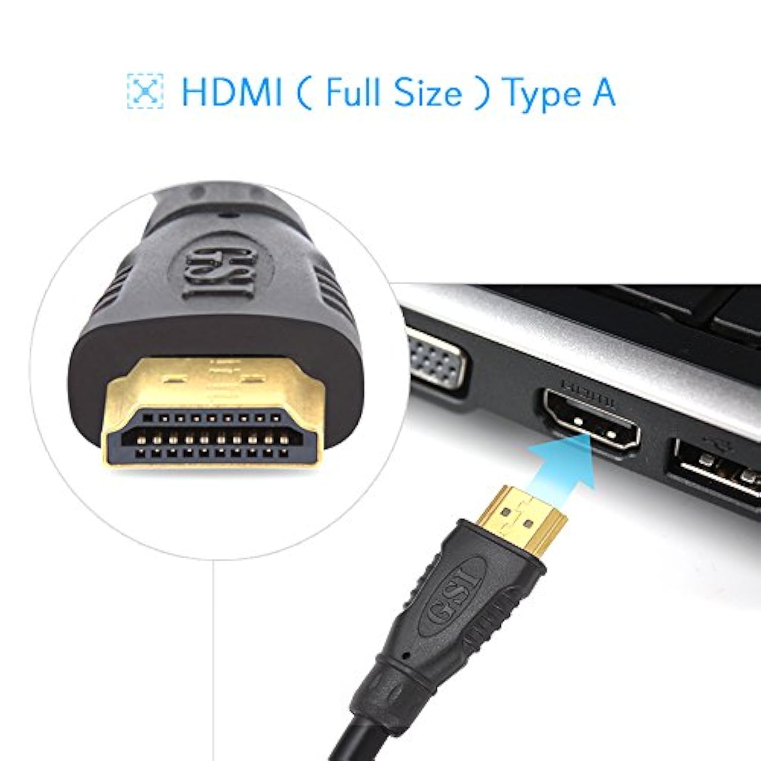6Ft’ High Definition Hdmi Cord - Portable Universal Gold Plated Hdmi Cable Wir