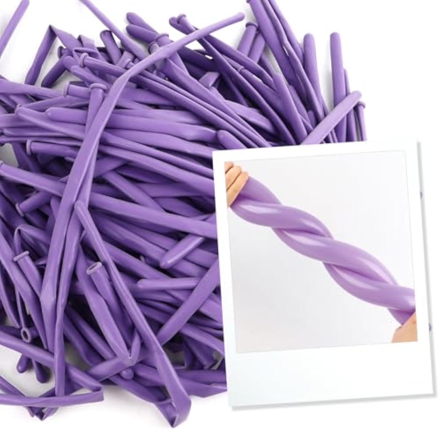 260 Balloons - Purple Long Balloons For Tying Balloon Arch, 100Pcs Twisting Balloon For Animal Modeling & Birthday Party Decorations