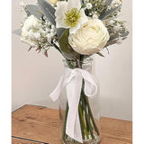 White Velvet Ribbon 1'' 25 Yards For Christmas Tree, Gift Wrapping, Flower Bouquet, Wreath Decorations, Bow Making