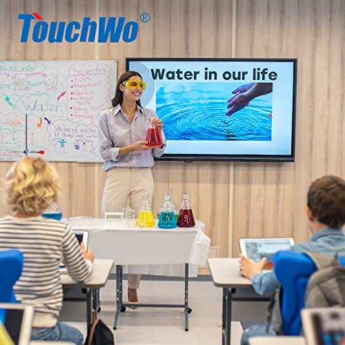 65 Inch Interactive Touchscreen Monitor, Smart Board With 4K Display, Win-11 Electronic Whiteboard Touch Screen Pc For Office And Classroom, Core I7 Ram 8G & Rom 512G