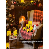 Flameless Christmas Nativity Scene Candles, Pillar Flickering Religion Candle With Timer Remote,Battery Operated Led Fake Candle For Xmas Home Holiday Decor Set Of 5