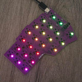 Split Keyboard Corne V4.1 46 Keys Ergonomic Hotswappable 40% Layout 3D Pla Rgb Qmk Vial All Key Programmable Mini Independent Gaming Keyboard Kit