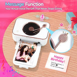 4X6 Photo Printer With 20 Sheets & 1 Ribbon, Portable Photo Printer For Iphone/Android, Ideal Gift For Home & Scrapbooking Use, White
