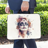 15-Inch Laptop Sleeve – Stylish, Lightweight, Shockproof, Water-Resistant Case For Lenovo, Hp, Dell, Asus Notebooks - Day Of The Dead Woman
