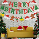 Glitter Merry Christmas Banner Merry Christmas Letter Sign Merry Xmas Banner For Christmas Party Decorations