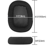 Replacement Ear Pads Compatible With G433, G233, G Pro Headphones, Ear Cushions (Mesh Fabric/Black)