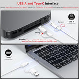 Wired Keyboard For Mac Devices Only With Dual Interface, Comfortable Typing Angle & Stable Connection, Compatible With Macbook, Imac, Mac Mini, Pc-White