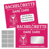 25-Piece Bachelorette Scratch Off Dare Game Cards With Diy Film Stickers - Fun Bridal Shower Games For Girls Night Out, Wedding, Engagement, Bachelorette Party Supplies (High Heels Pattern)