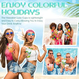 100 Pcs Christmas Plastic Cups 12 Oz Clear Disposable Xmas Trees Snowflake Drinking Cups For Christmas Winter Holiday Party Supplies