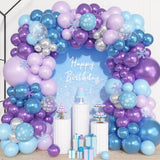 157Pcs Frozenn Balloons Arch Garland Kit Different Size