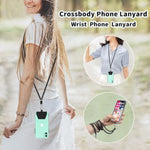 Phone Lanyard, Cell Phone Lanyard With Adjustable Detachable Neckstrap And Phone Tether, Phone Strap Suitable For All Smartphones-Black