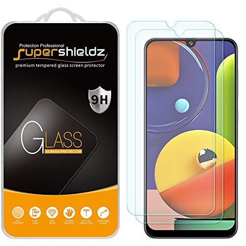(2 Pack) Designed for Samsung Galaxy A50s Tempered Glass Screen Protector, Anti Scratch, Bubble Free