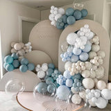 Dusty Blue Balloon Garland Kit 139pcs for Baby Shower, Birthday, Wedding & Party Decor
