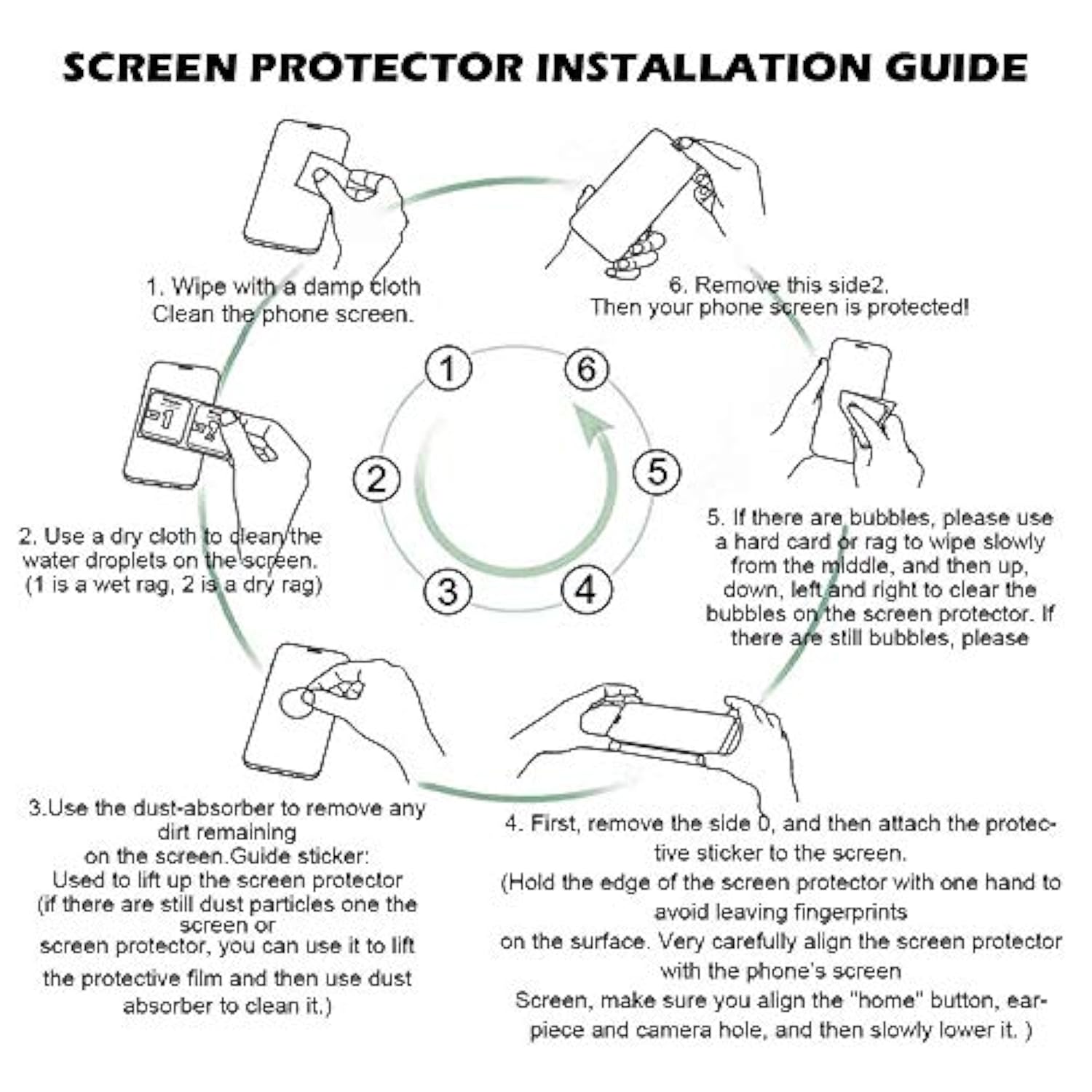 Samsung Galaxy A10E Case, Samsung A10E Case, With Tempered Glass Screen Protector, Hard Rubber Bumper With 360° Rotation Ring Kickstand Cases For Samsung Galaxy A10E (Black)
