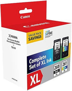 Canon PG-260XL/CL-261XL Value Pack for TR7020/TS6420/TS5320 Printers