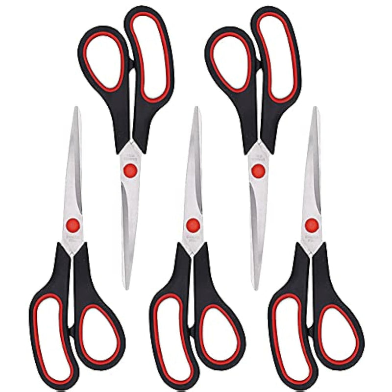 Scissors, Multipurpose Office Scissors,8.5 Inch Ultra Sharp Shears, Comfort-Gr