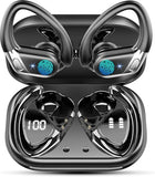Wireless Earbuds, 2026 Bluetooth 5.4 Headphones Sport, Bluetooth Earbuds with ENC Noise Canceling Mic, 50H Stereo Wireless Headphones IP7 Waterproof
