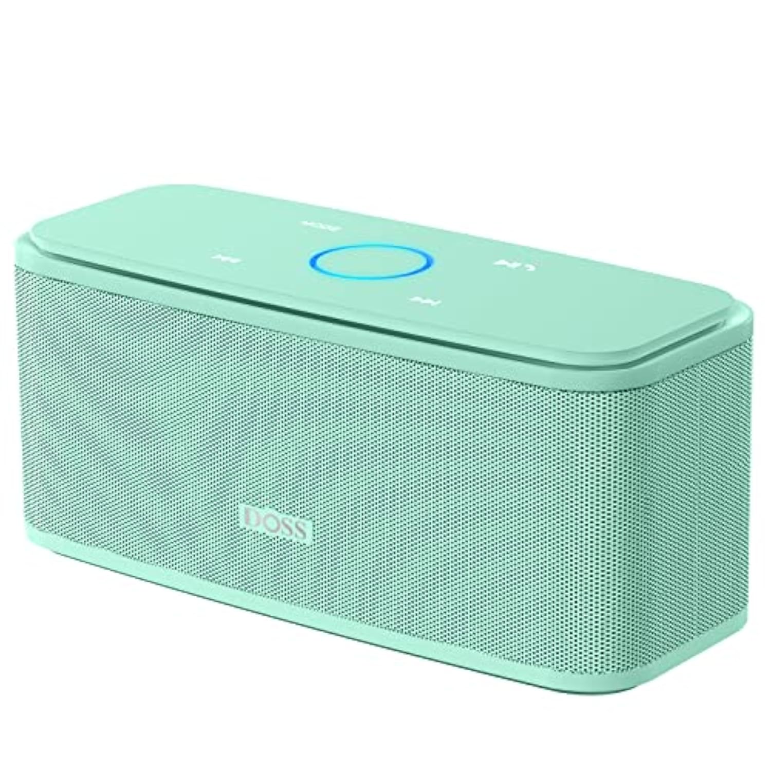 DOSS SoundBox Touch Wireless Bluetooth Speaker with 12W HD Sound and Bass, IPX5 Water-Resistant, 20H Playtime, Handsfree, Portable for Office, Home, Outdoor, Travel-Green