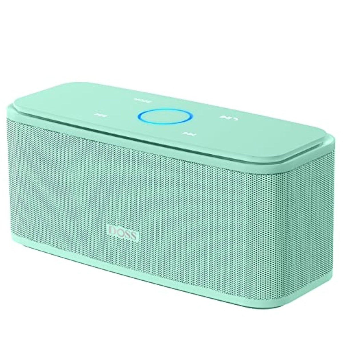 DOSS SoundBox Touch Wireless Bluetooth Speaker with 12W HD Sound and Bass, IPX5 Water-Resistant, 20H Playtime, Handsfree, Portable for Office, Home, Outdoor, Travel-Green