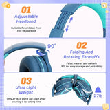 Kids Headphones,Kids Headphones For School, Kids Wired Headphones With Volume