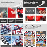 72 Pieces Motorcycle Truck Party Decorations Dirt Bike Motocross Backdrop Tablecloth With Balloons Extreme Truck Theme Decor Set For Birthday Party Supplies