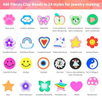 1642 Pieces Clay Beads For Friendship Bracelets Making Kit, 24 Styles Jewelry Making Supplies Cute Beads Charms With Elastic String And Organizer Gifts For Teens Girls Ages 6 7 8 9 10 11 12