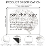 Psychology Definition Funny Mouse Pad For Desk, Psychologist Gifts For Men Women, Psychologist Graduation Gifts, Mousepad Gifts For Psychologist Mental Health School Counselor Therapist