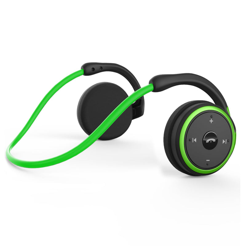 Small Bluetooth Headphones Wrap Around Head - Sports Wireless Headset With Bui