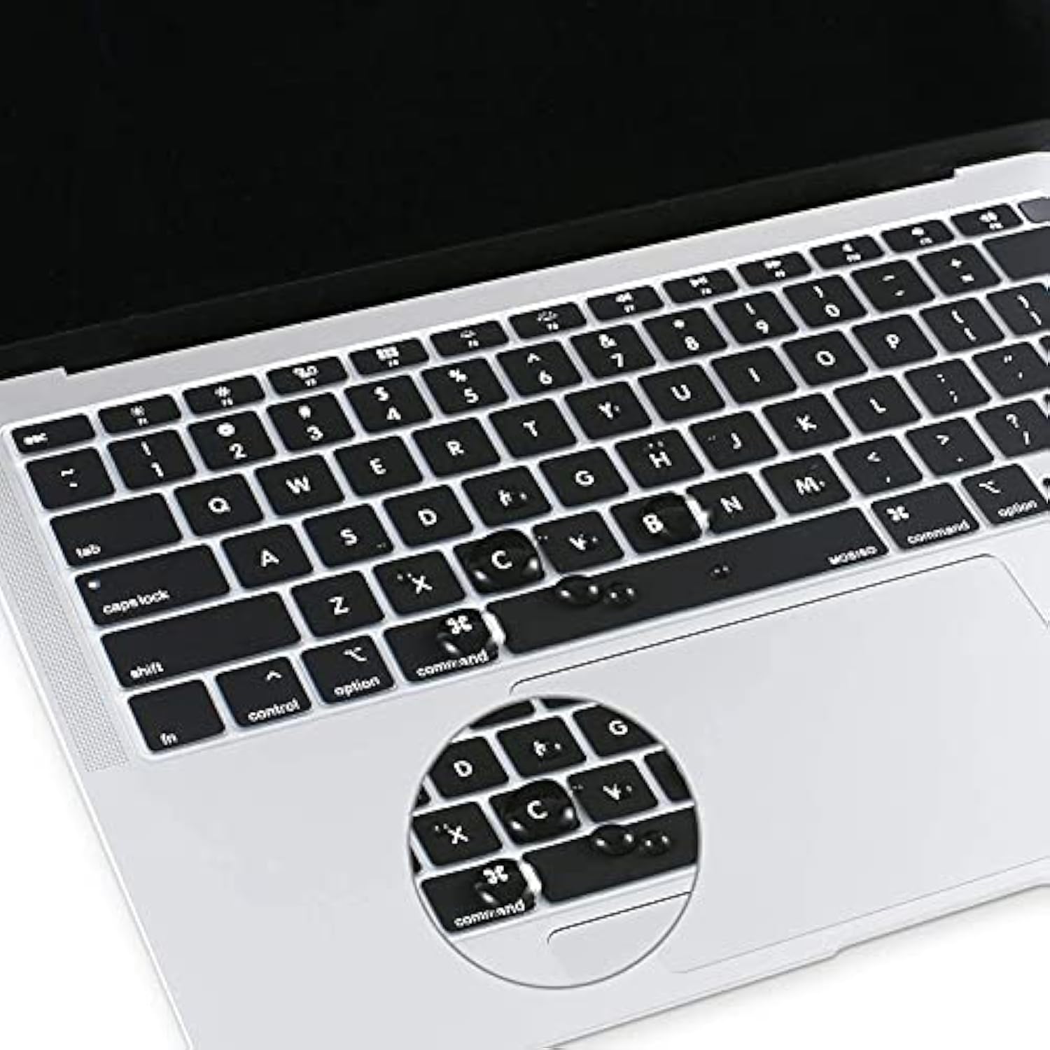 MOSISO Keyboard Cover Compatible with MacBook Air 13 inch 2022 2021 2020 Relea