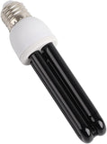 15W Blacklight CFL Bulb UV Party Light Blacklight Lamp for Clubs Events and Decorative Lighting