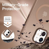 Magnetic For Iphone 12 Case, Iphone 12 Pro Case [Compatible With Magsafe] Translucent Matte Slim Thin Shockproof Women Men Girl Protective Case Cover For Iphone 12/12 Pro 6.1", Brown