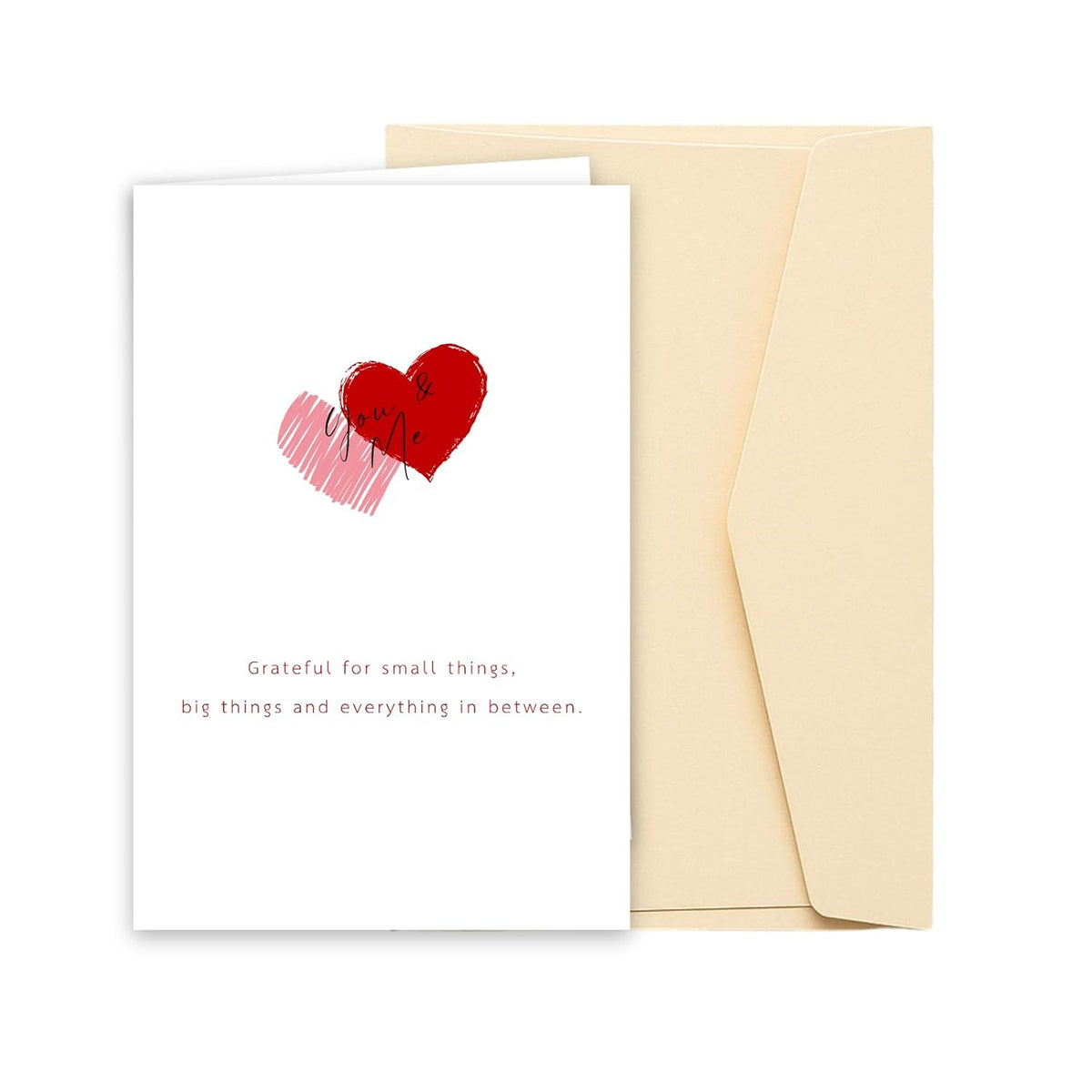 Romantic Anniversary Card For Wife Or Husband,You & Me Love Card For Boyfriend & Girl Friend, I Love You Card For Him Or Her,Valentine’S Day With Premium Envelope & Gold Foil Seal 1Yamc